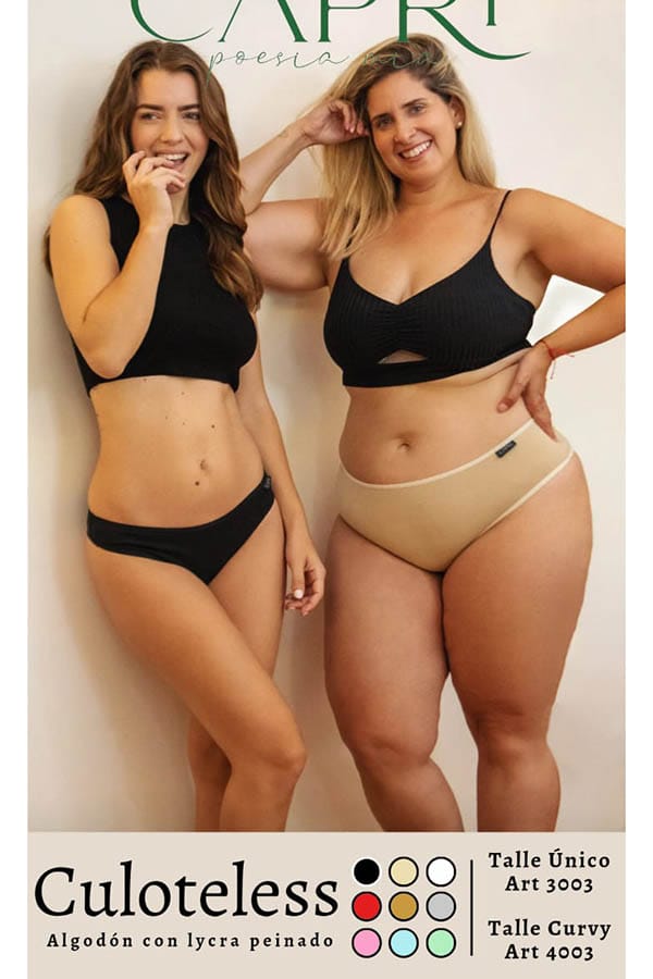 CULOTELESS ALG LYCRA CAPRI