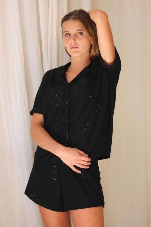 PIJAMA CAMISERO BRODERIE DEJA VU