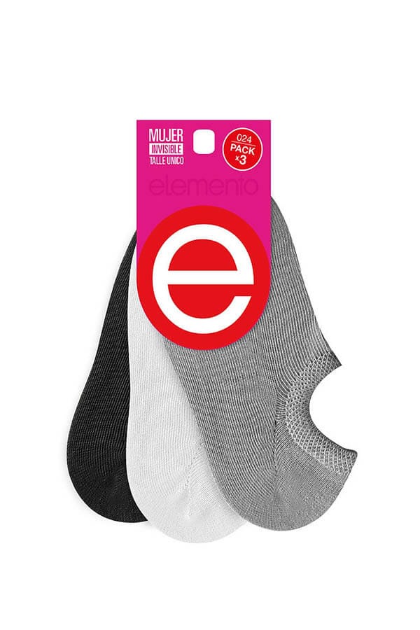 PACK X3 INVISIBLE LISO ELEMENTO