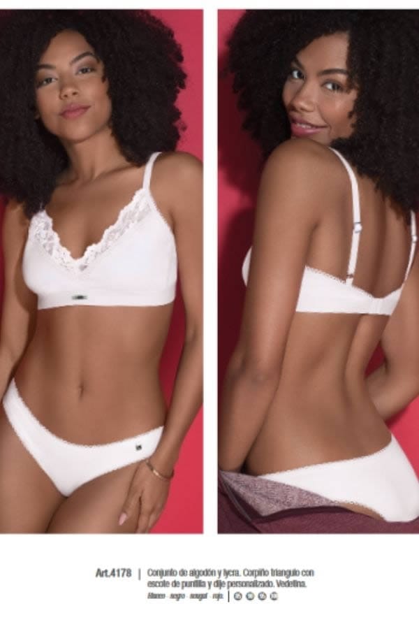 TRIANG ALG LYCRA ESCOTE PUNT VEDET LARA