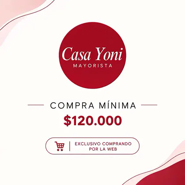Compra mínima $120.000, exclusivo comprando por la web