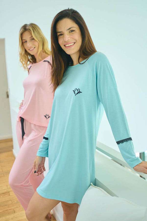 CAMISOLA C/ESTAMPA PUNTILLA EMMY