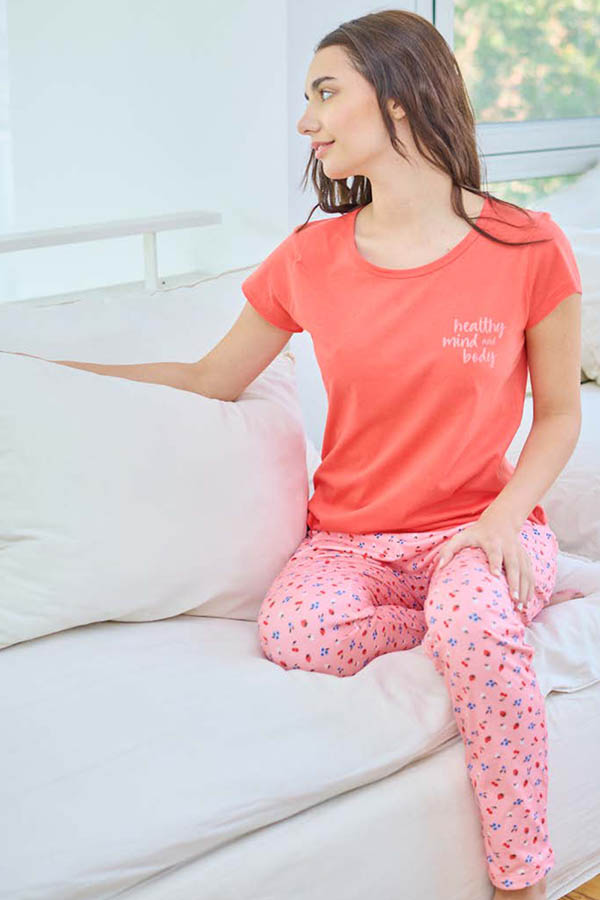 PIJAMA M/CTA PANT LARGO EMMY