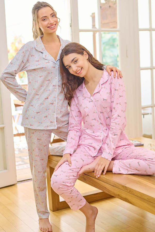 PIJAMA ALG ABOTONADO EMMY