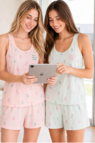 PIJAMA MUSCULOSA ESTAMPADO EMMY