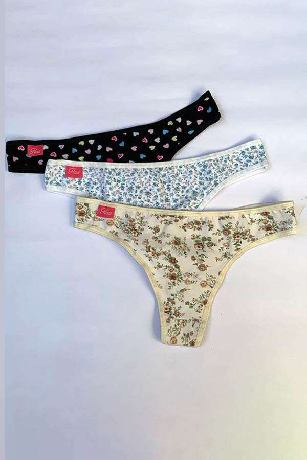 PACK COLALES ALG LYCRA ESTAMP FLAU