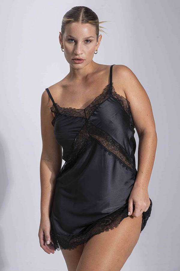 CAMISOLIN RASO ATENEA FLOWERS AND LEMONS