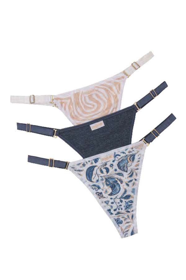 PACK X3 TANGA ALG LYCRA FRASHE