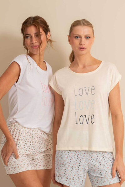 PIJAMA BRODERIE LOVE FRASHE PIJAMAS