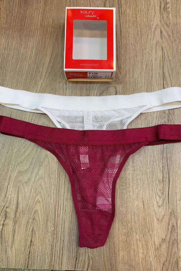 PACK X2 LESS ENCAJE KAURY INTIMATES