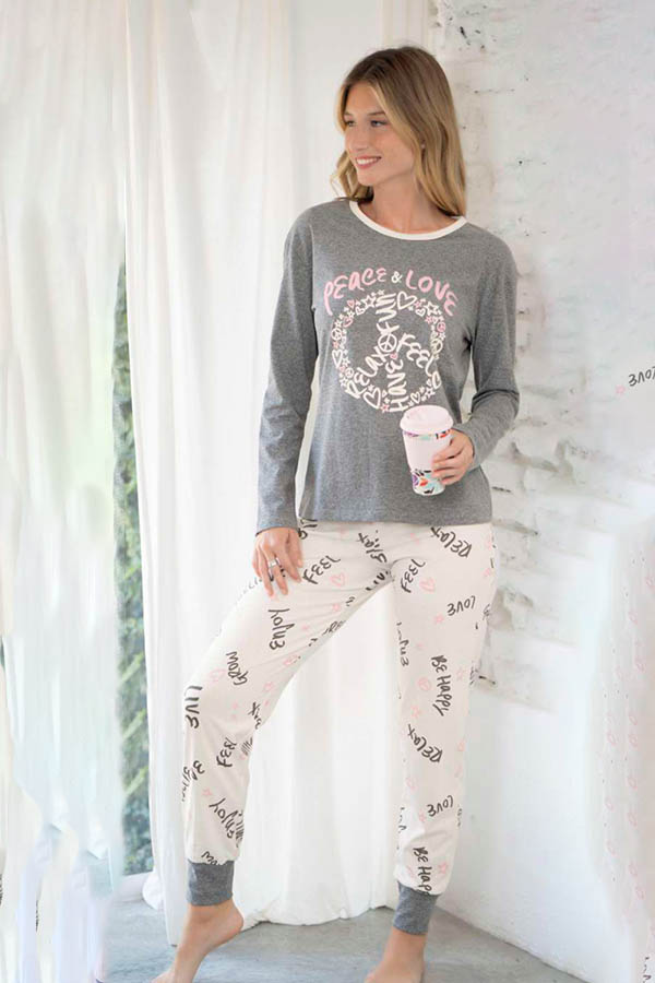 PIJAMA JERSEY PAZ LENCATEX
