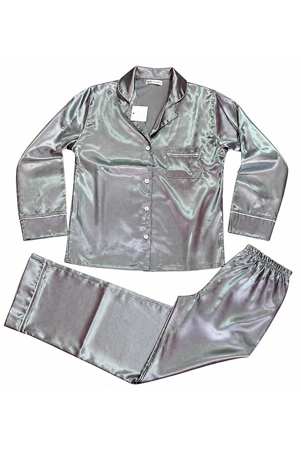 PIJAMA ABOTONADO SATEN LUCIA NAVARRO