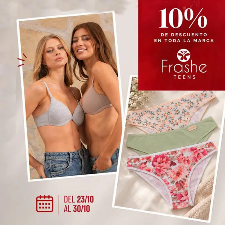 Promo de la semana: 10% de descuento en toda la marca Frashe