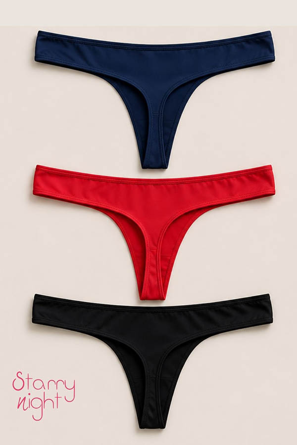 PACK X3 COLALESS MICROFIBRA STARRY