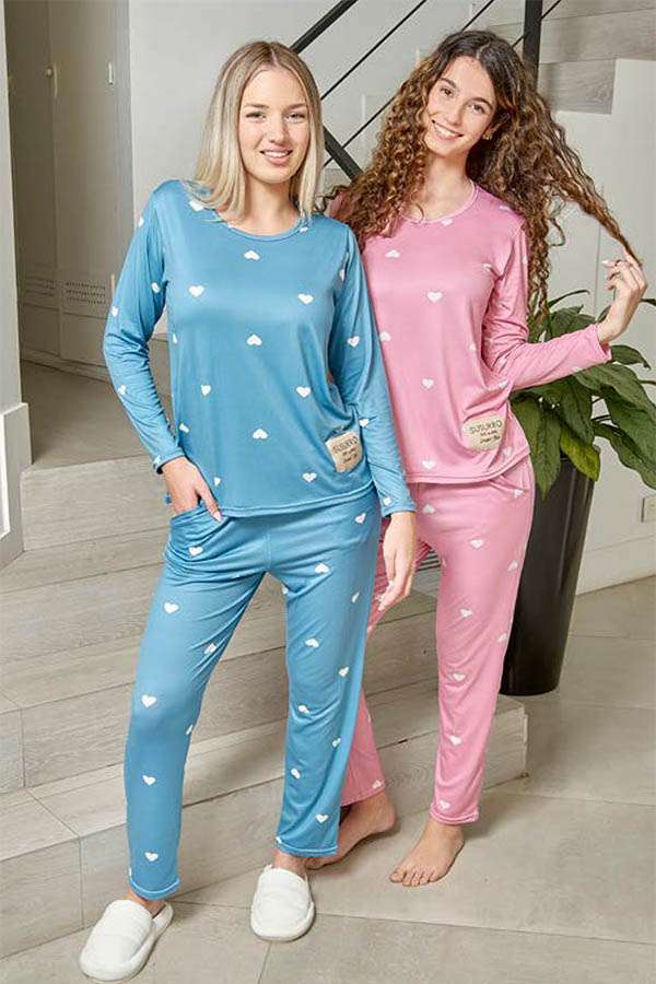 PIJAMA FULL CORAZONES SUSURRO